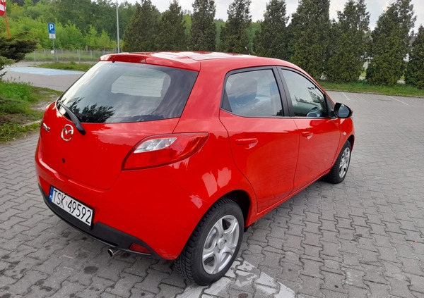 Mazda 2 cena 14500 przebieg: 177000, rok produkcji 2008 z Krosno Odrzańskie małe 232